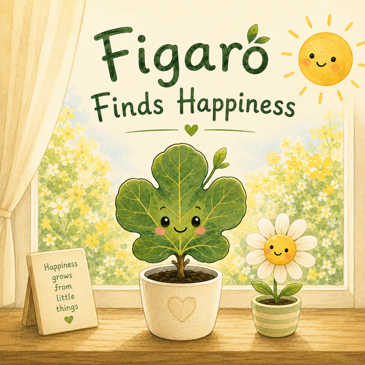 Figaro Finds Happiness book cover